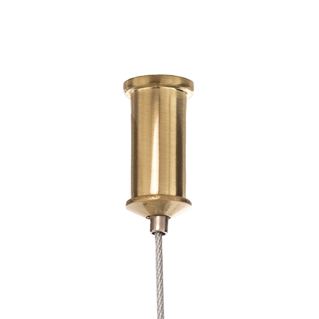 LED pendellampe Daphne glass amber-transparent oppheng