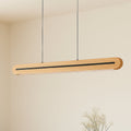 LED pendellampe Darnor tre/svart CCT dimbar 100 cm forfra