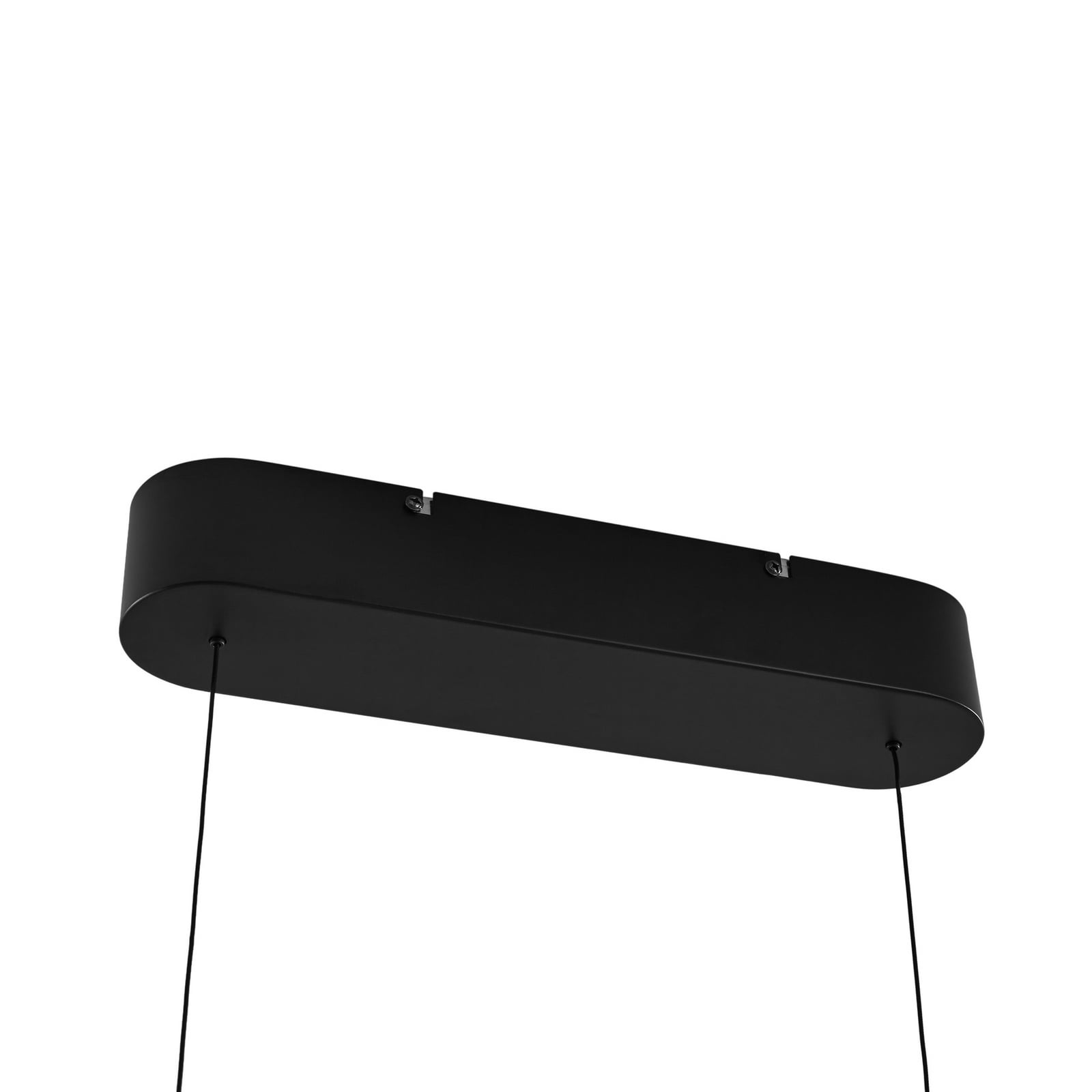 LED pendellampe Darnor tre/svart CCT dimbar 100 cm sideprofil