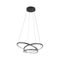LED pendellampe Darvin metall 64 cm CCT dimbar svart matt forfra
