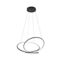 LED pendellampe Darvin dimbar CCT svart matt 84 cm forfra