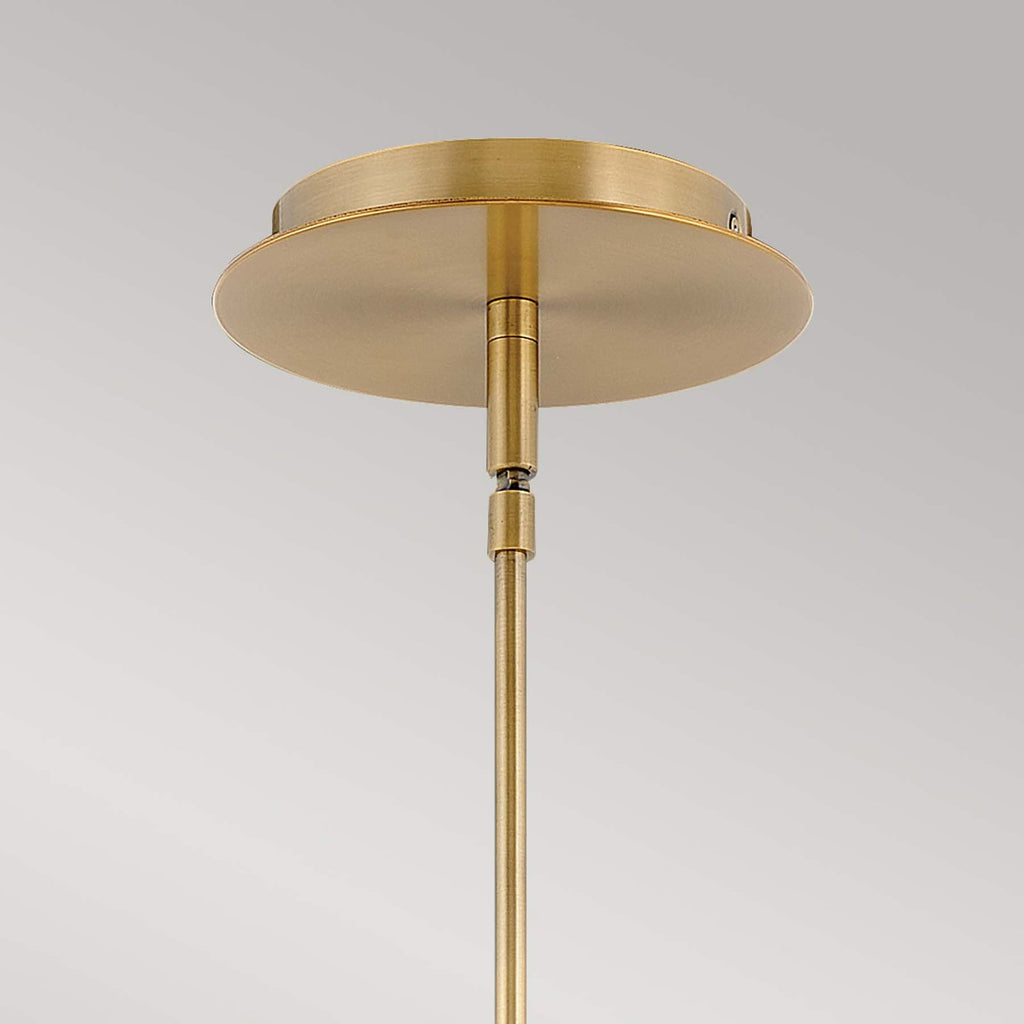 LED pendellampe Dax Mini messing dimbar 8W varmhvit bakside