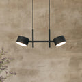 LED pendellampe Decor Kyoto 2-lys svart dimbar 20W OSRAM forfra