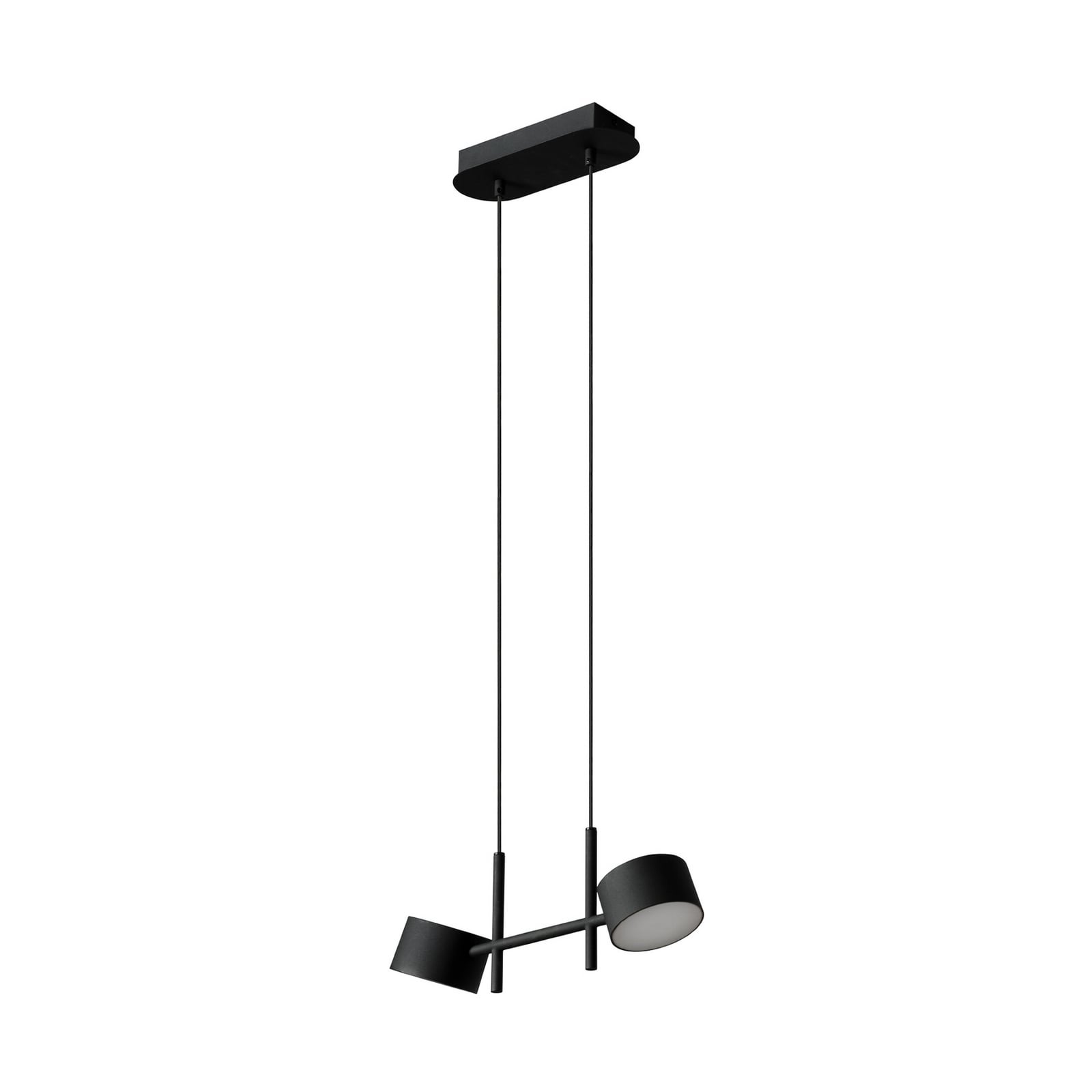 LED pendellampe Decor Kyoto 2-lys svart dimbar 20W OSRAM nærbilde