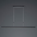 LED pendellampe Delta dimbar svart 130 cm 37W varmhvit forfra