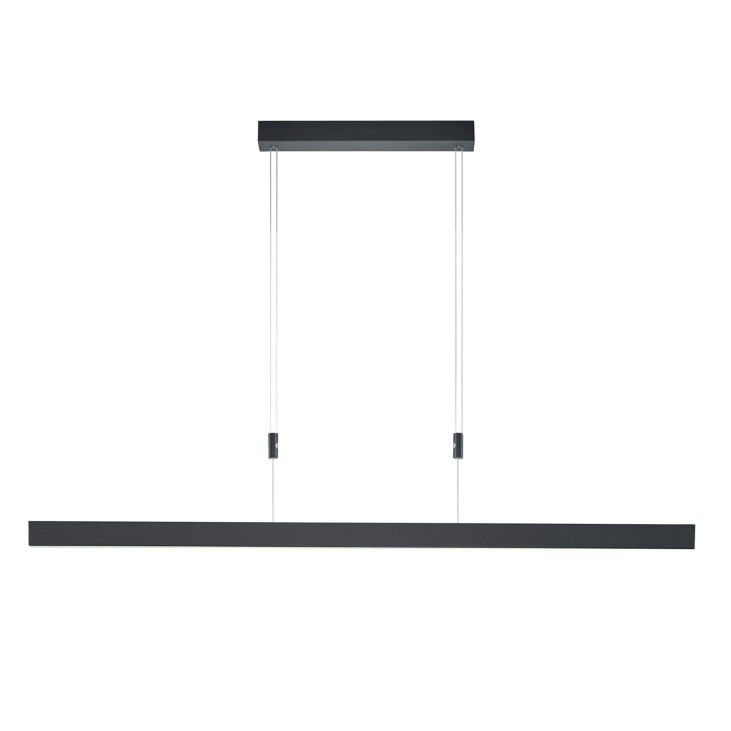 LED pendellampe Delta dimbar svart 130 cm 37W varmhvit bakside