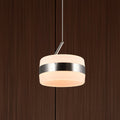 LED pendellampe Dios matt nikkel forfra