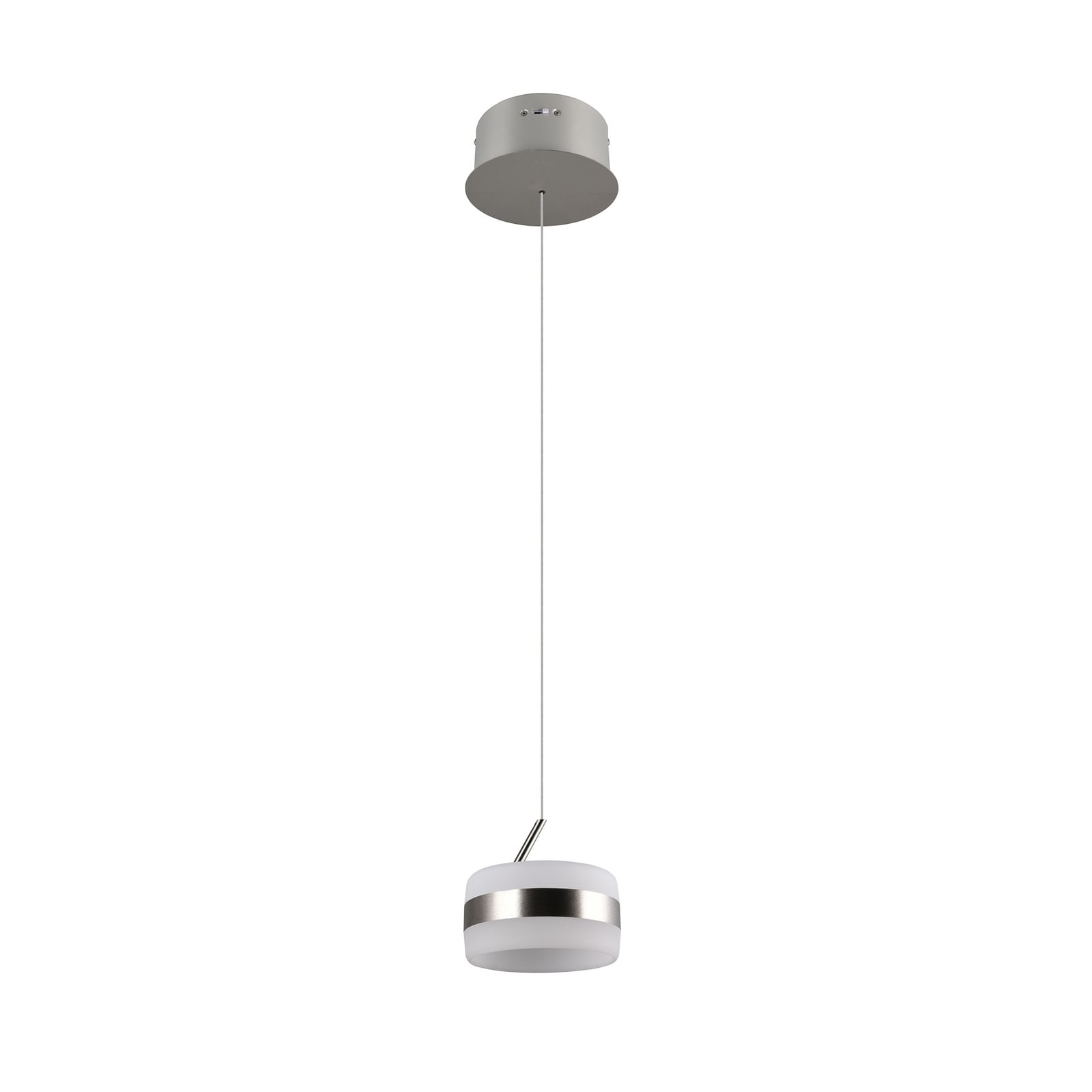 LED pendellampe Dios matt nikkel detalj