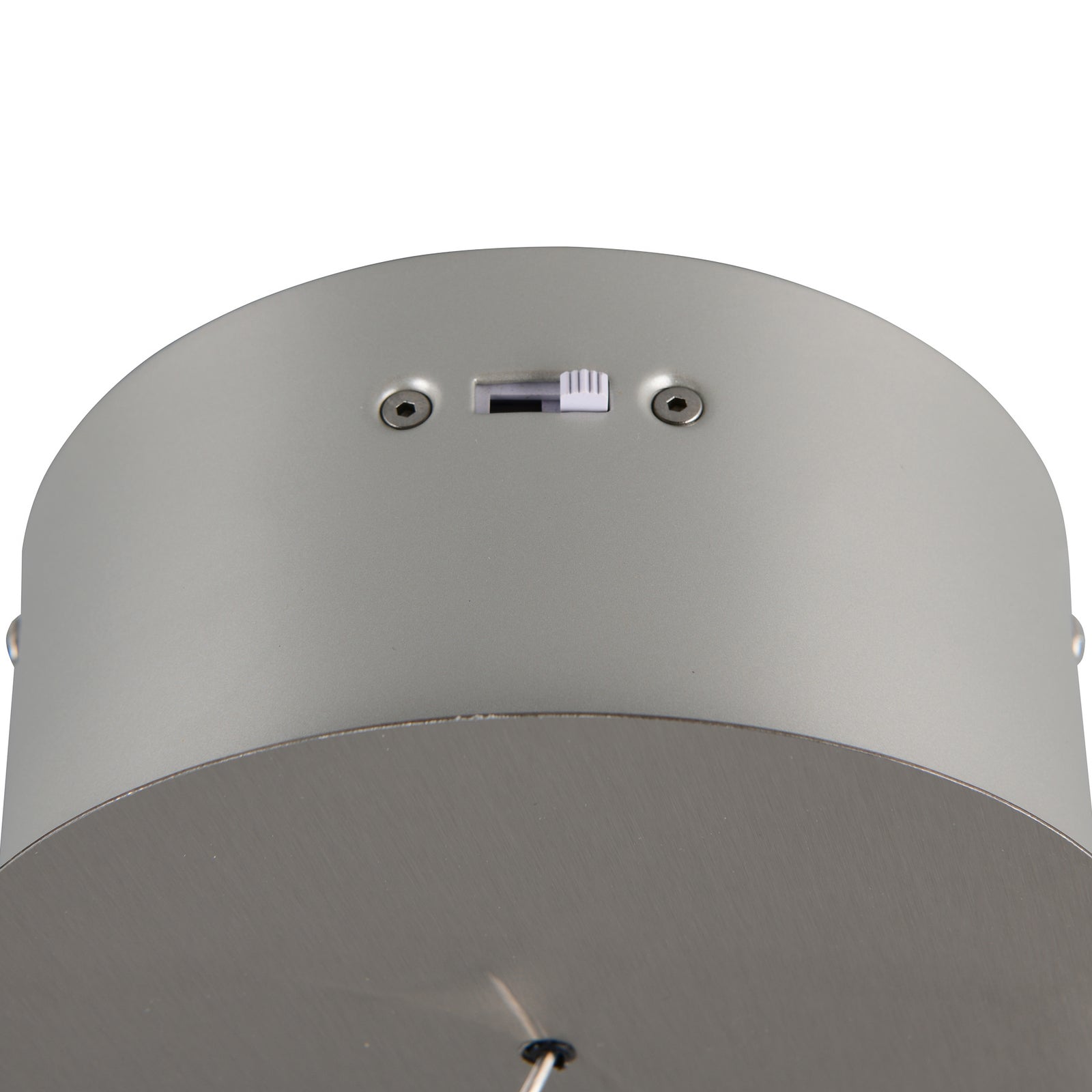 LED pendellampe Dios matt nikkel oppheng detalj