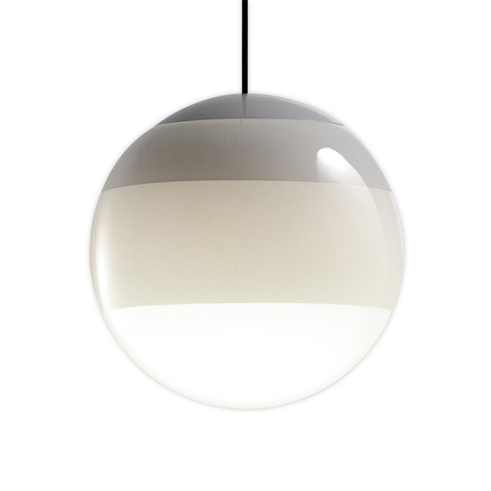 LED pendellampe Dipping Light glass dimbar Ø13,5 cm hvit bakside