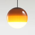 LED pendellampe Dipping Light glass Ø20 cm dimbar oransje forfra