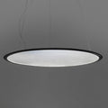LED pendellampe Discovery horisontal dimbar Ø70 cm svart forfra