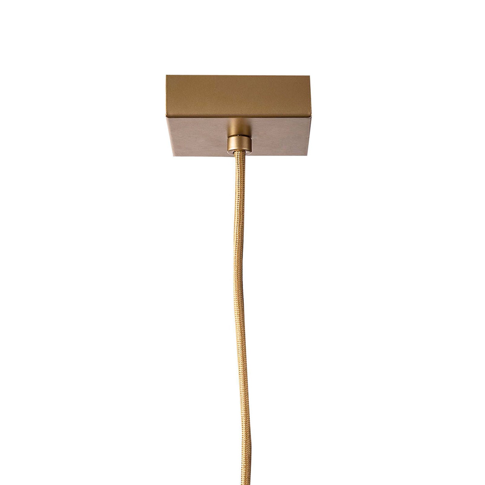 Detaljbilde av LED pendellampe Dome 4-lys metall gull 120 cm
