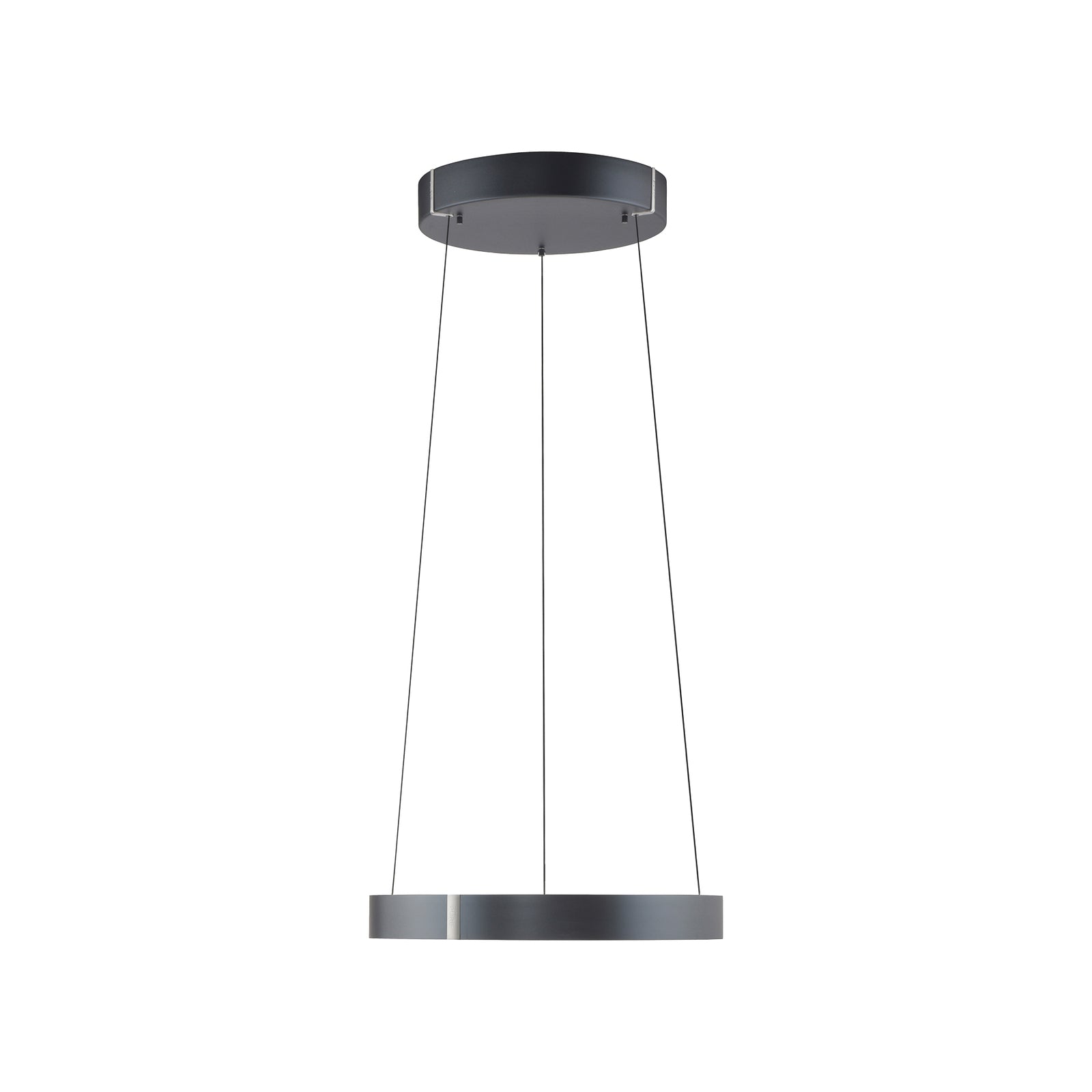 LED pendellampe E-Clipse dimbar aluminium Ø50 cm CCT detalj