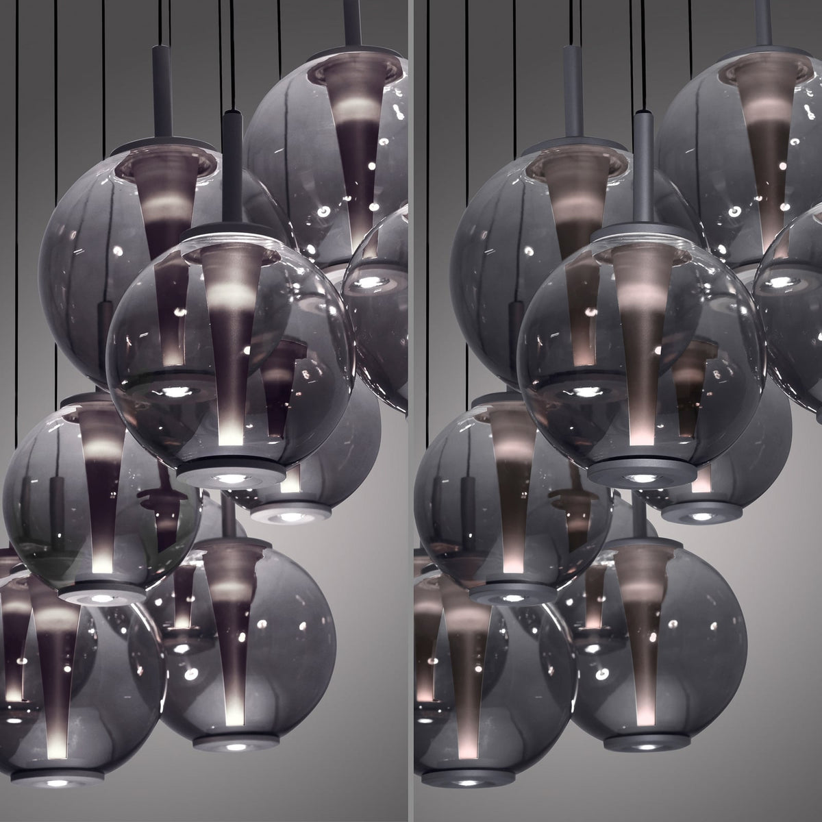 LED pendellampe E-Infinity glass CCT - PURE