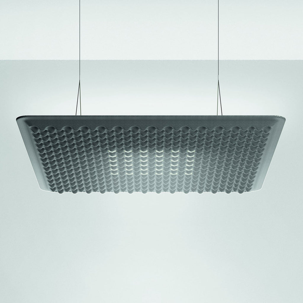 LED pendellampe Eggboard Matrix opp/ned 80 cm dimbar 39W Artemide forside