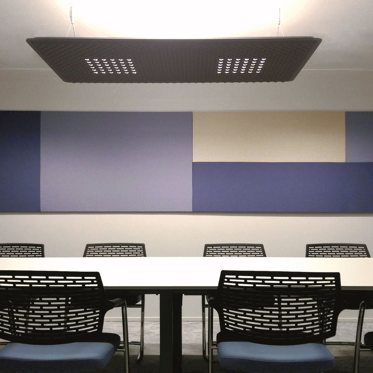 LED pendellampe Eggboard Matrix opp/ned dimbar 160 cm 75W forfra