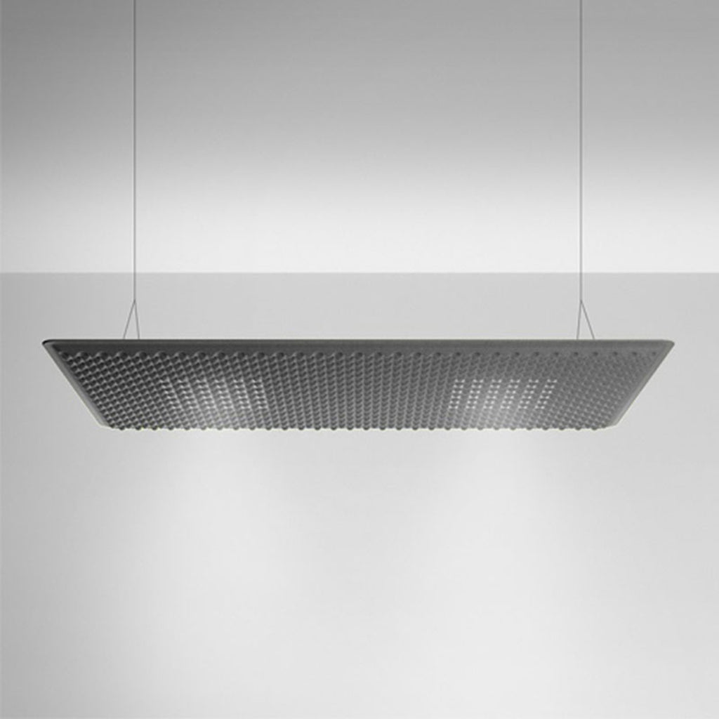 Detalj av LED pendellampe Eggboard Matrix opp/ned dimbar 160 cm 75W