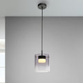 LED pendellampe Elio røykglass dimbar Ø16 cm varmhvit forfra
