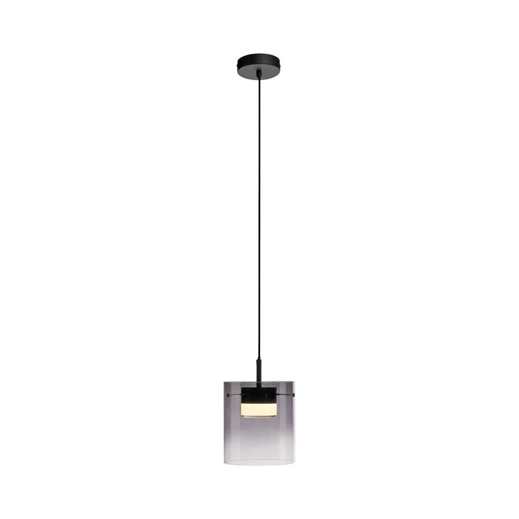 LED pendellampe Elio røykglass dimbar Ø16 cm varmhvit oppheng
