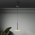 LED pendellampe Elipsa hvit/svart Ø20 cm dimbar forfra