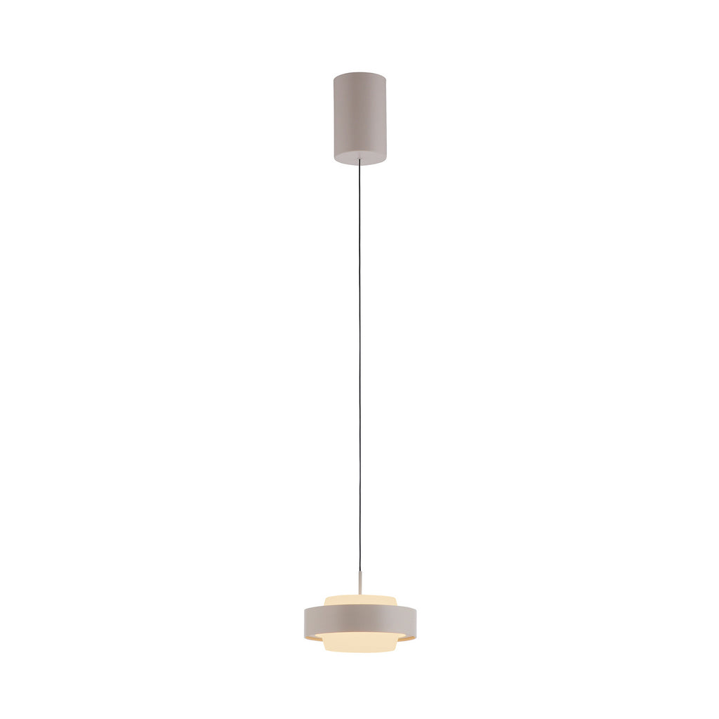 LED pendellampe Elmo dimbar glass beige detalj