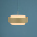 LED pendellampe Elmo dimbar glass beige front