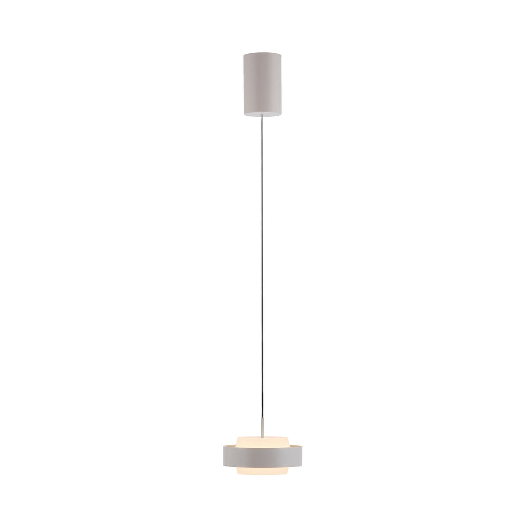 LED pendellampe Elmo dimbar glass beige montert
