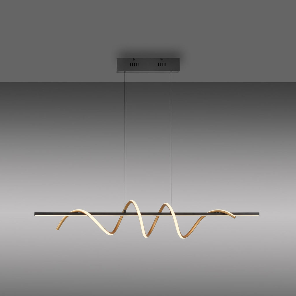 LED pendellampe Emanda med dimmerbryter