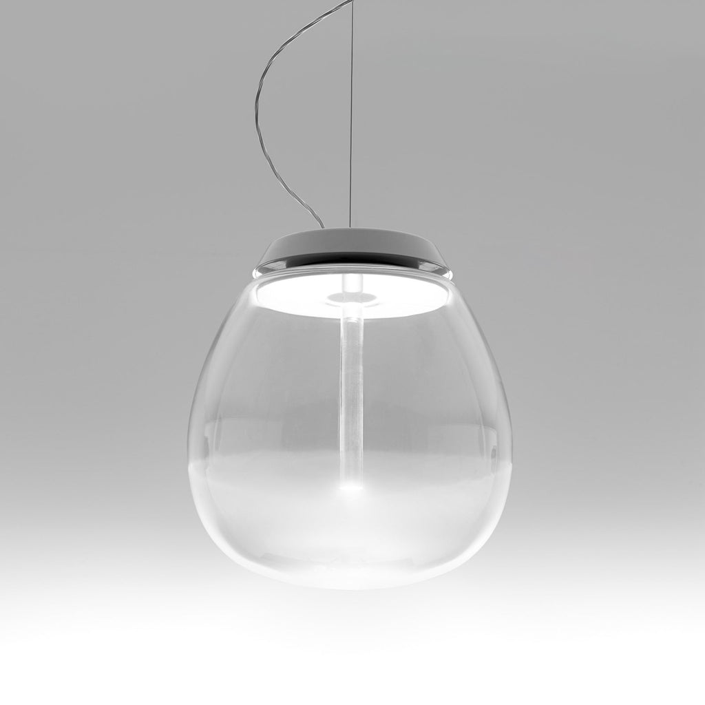 LED pendellampe Empatia dimbar glass Ø26 cm 16W Artemide forfra