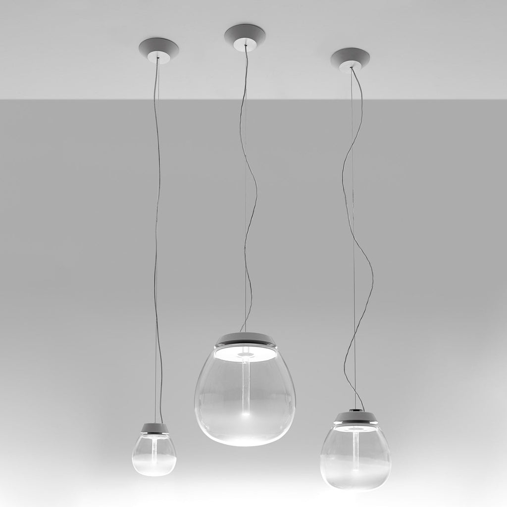 LED pendellampe Empatia dimbar glass Ø26 cm 16W Artemide bakside