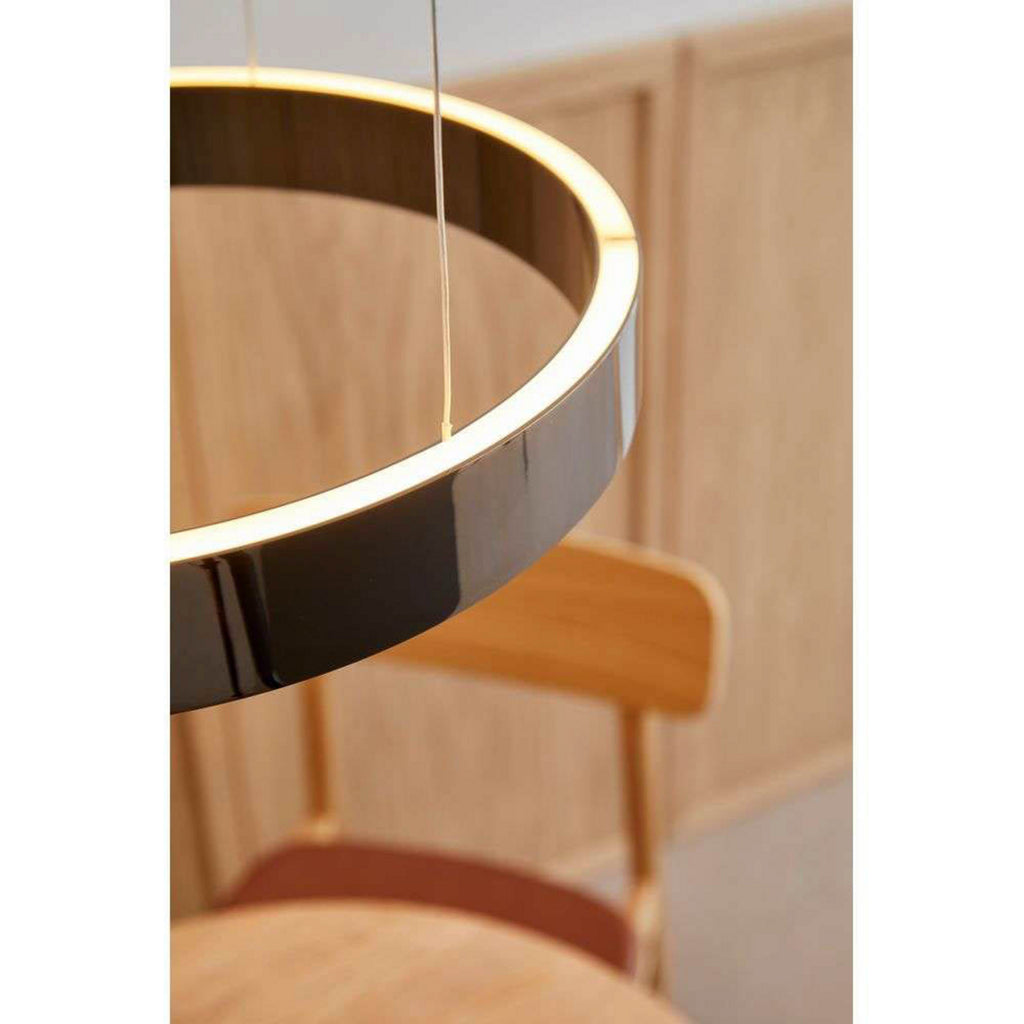LED pendellampe EOS 360 Small aluminium nærbilde av finish