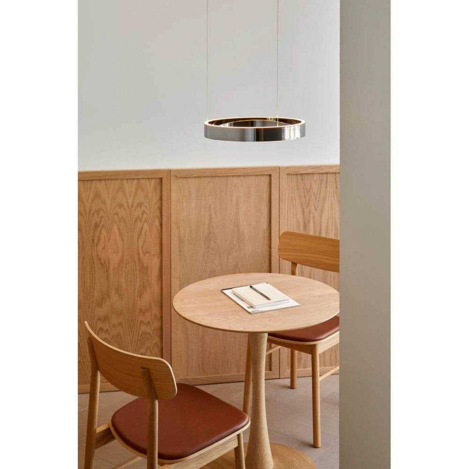 LED pendellampe EOS 360 Small aluminium opphenget