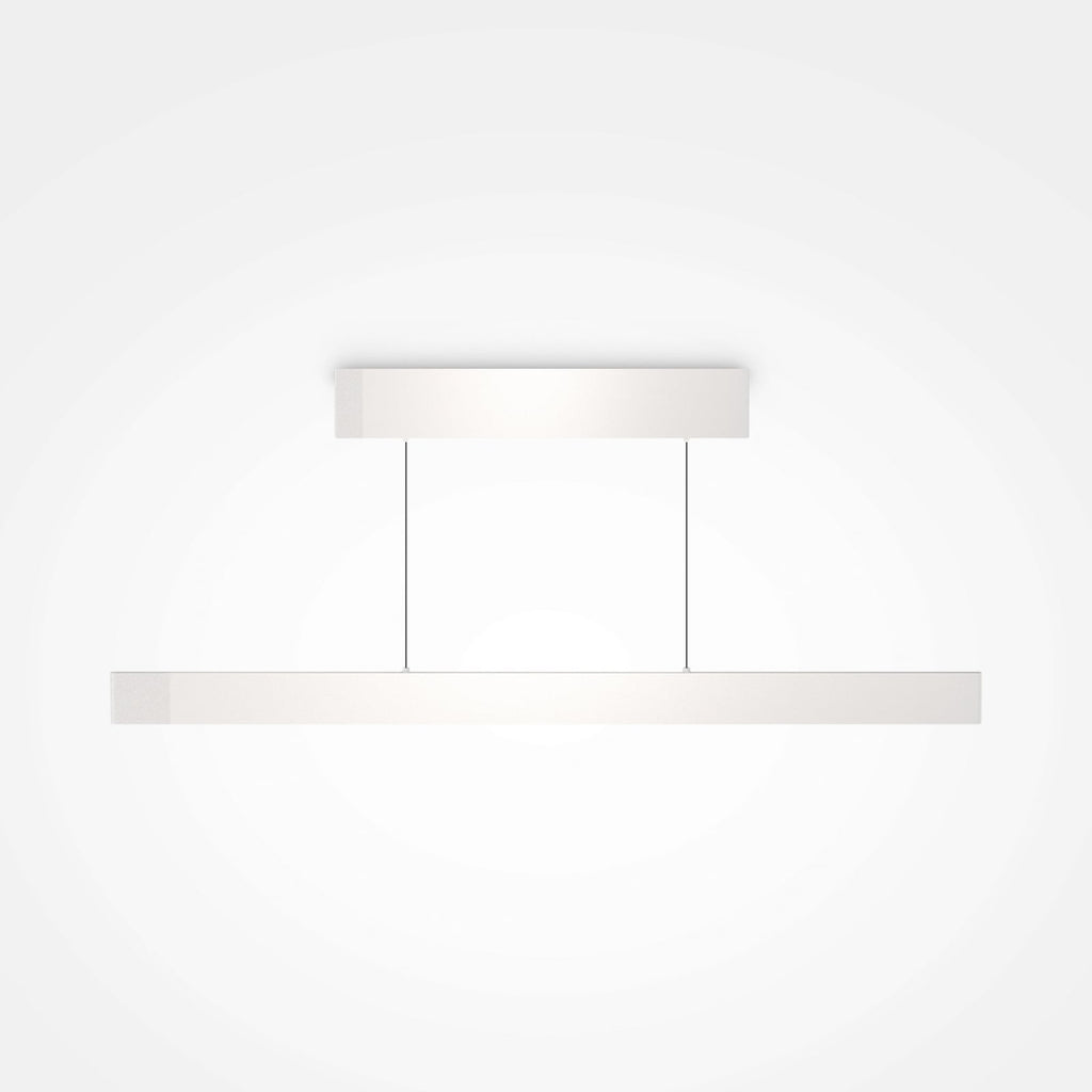 LED pendellampe Ephoria hvit aluminium dimbar 116 cm 36W forfra