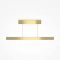 LED pendellampe Ephoria messing aluminium 116 cm forfra