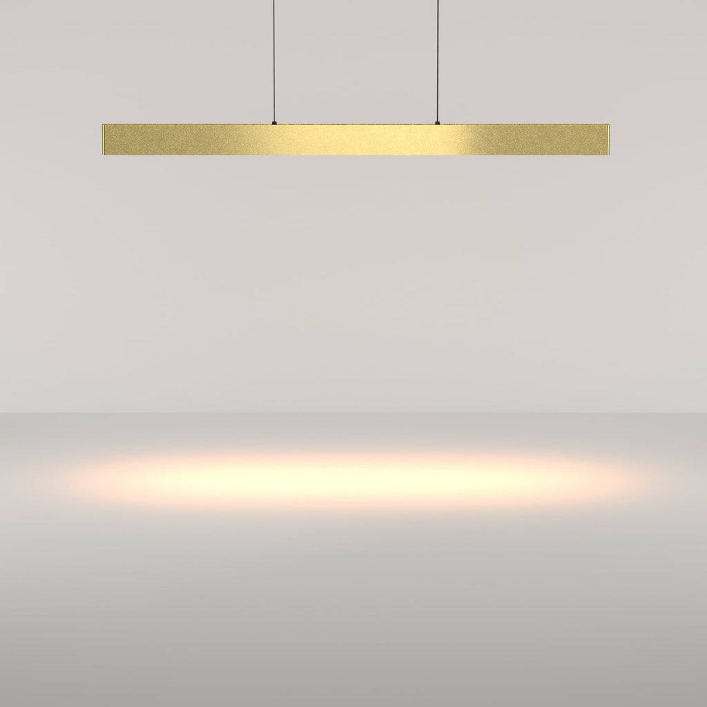 LED pendellampe Ephoria messing aluminium 116 cm montert