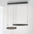 LED pendellampe Esko svart 90 cm forfra