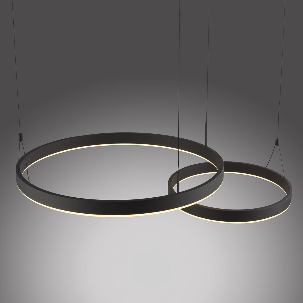 LED pendellampe Esko svart 90 cm justerbar høyde