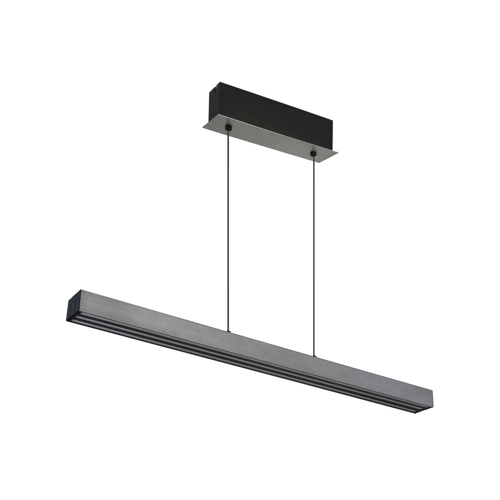 LED pendellampe Ethan dimbar grå 150 cm CCT 39W fra siden