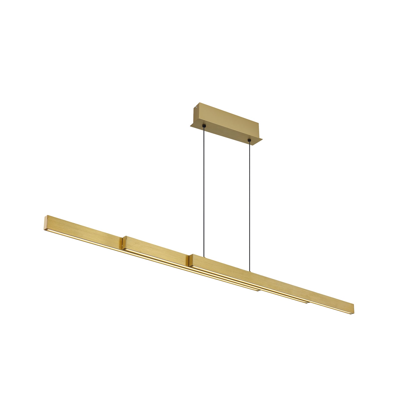 LED pendellampe Ethan messingfarget CCT dimbar 150 cm bakside