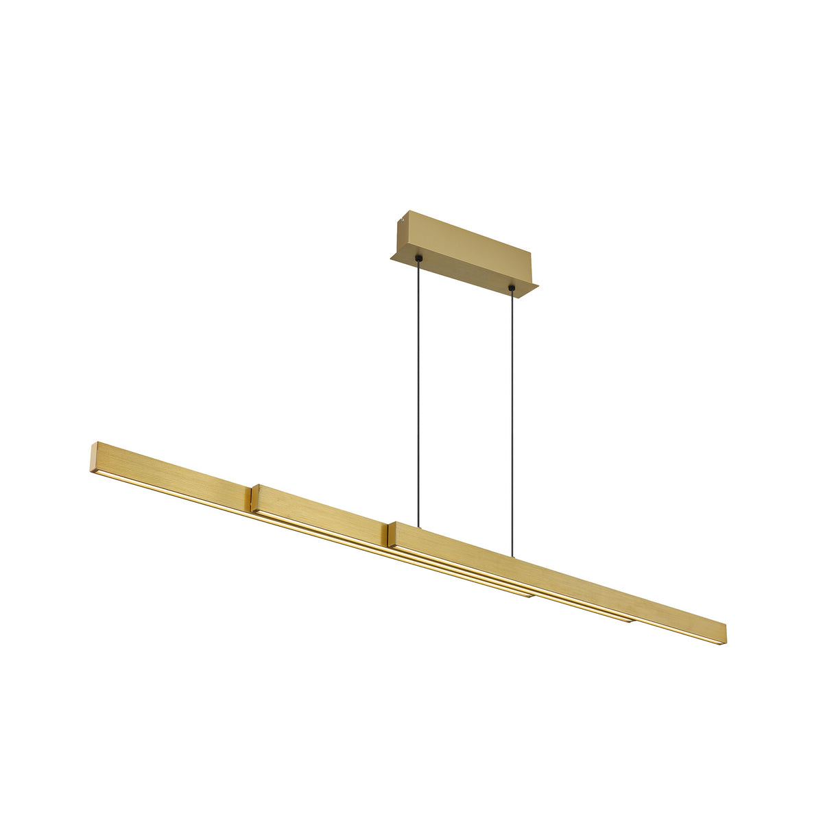 LED pendellampe Ethan messingfarget CCT dimbar 150 cm bakside