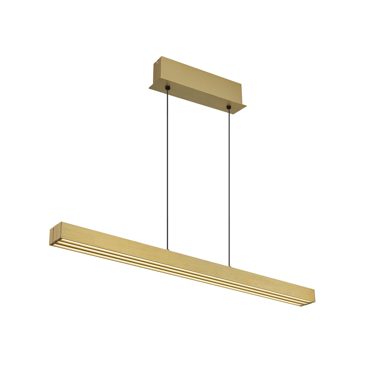 LED pendellampe Ethan messingfarget CCT dimbar 150 cm nærbilde