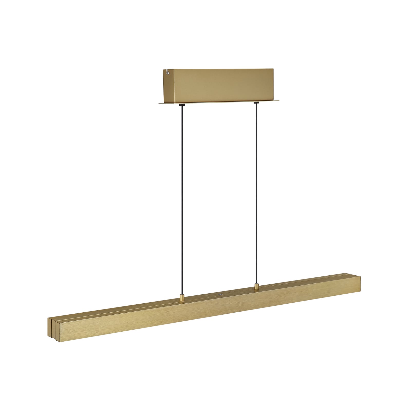 LED pendellampe Ethan messingfarget CCT dimbar 150 cm touchdimmer detalj