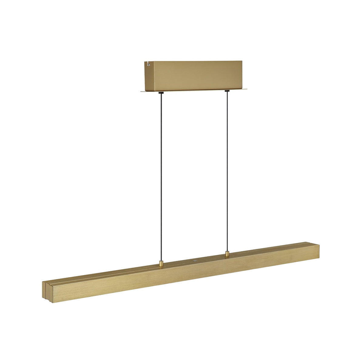 LED pendellampe Ethan messingfarget CCT dimbar 150 cm touchdimmer detalj