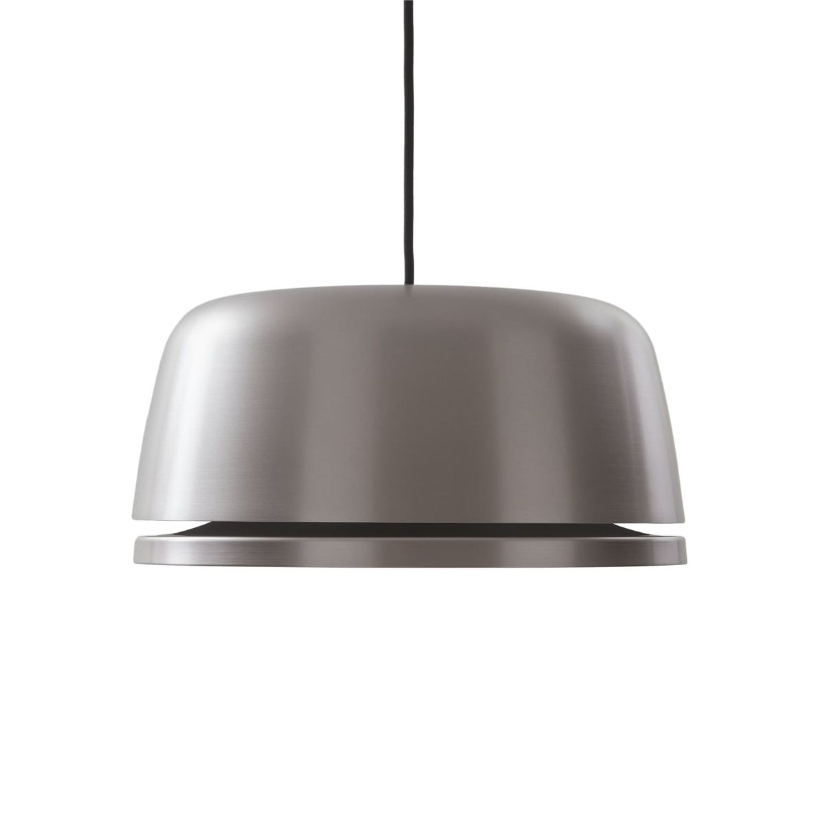 LED pendellampe Faelinor grå aluminium Ø35 cm nærbilde