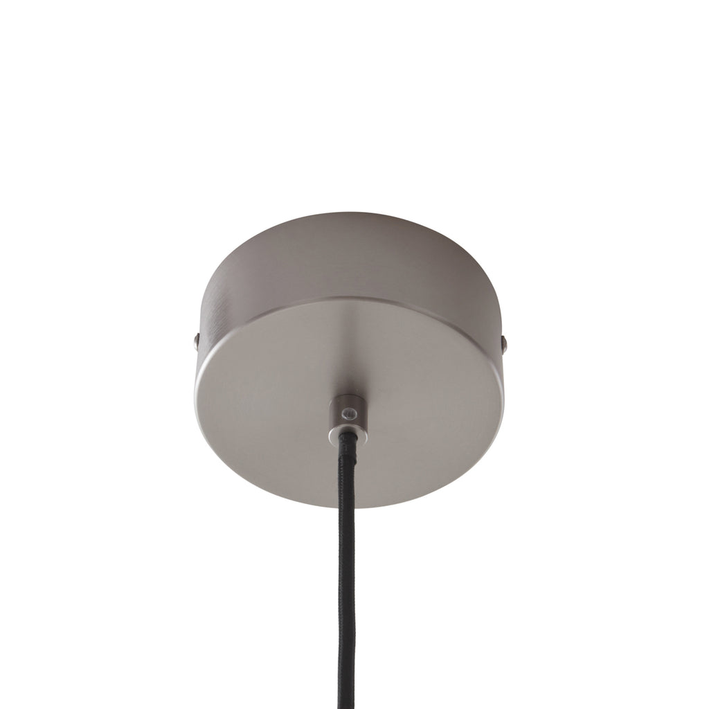LED pendellampe Faelinor grå aluminium Ø35 cm oppheng