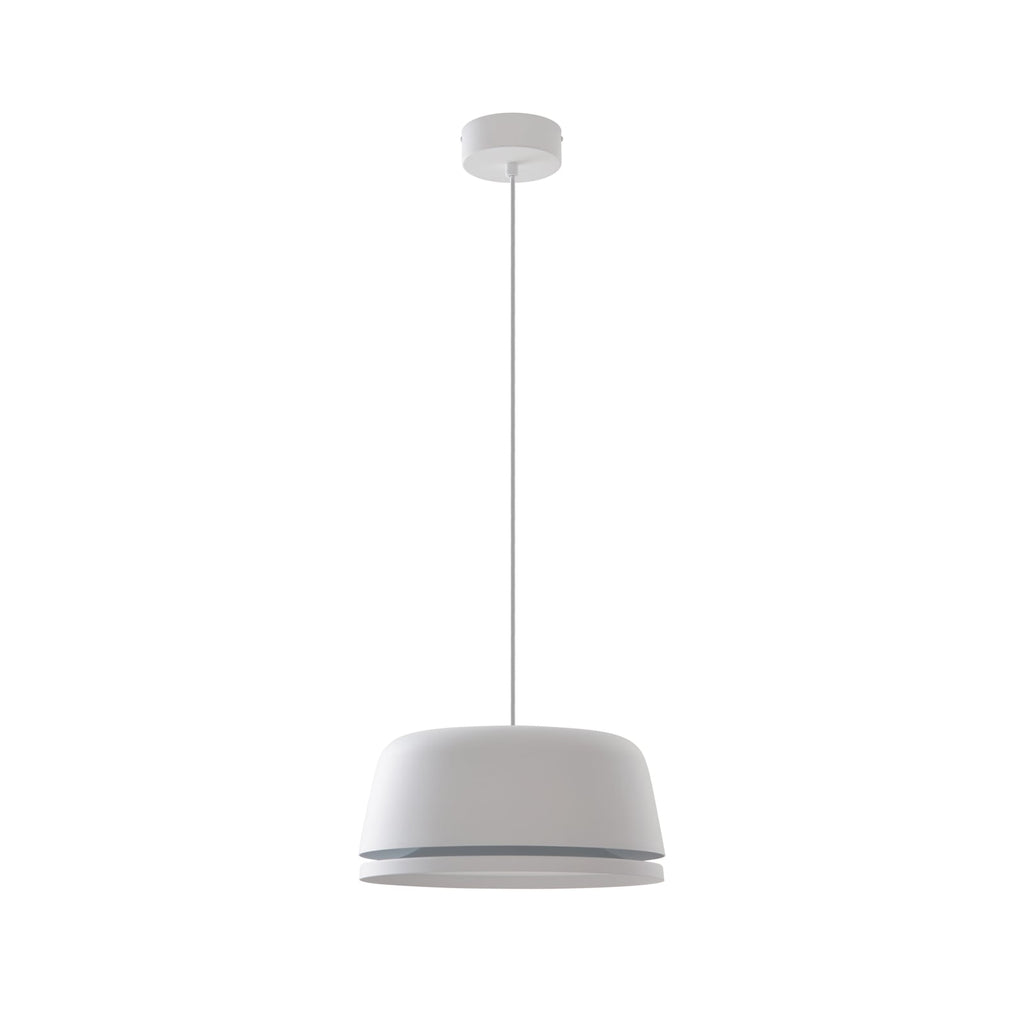 LED pendellampe Faelinor hvit aluminium detalj
