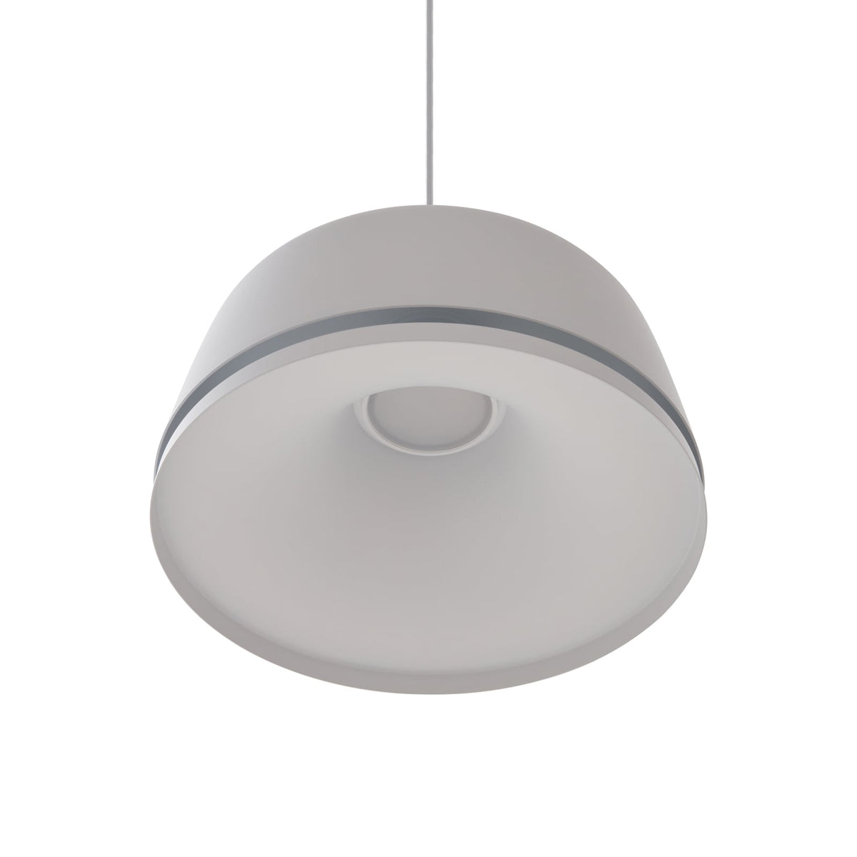 LED pendellampe Faelinor hvit aluminium sideprofil