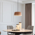 LED pendellampe Faelinor kobber aluminium forfra