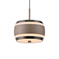 LED pendellampe Falling Rings bronse forfra